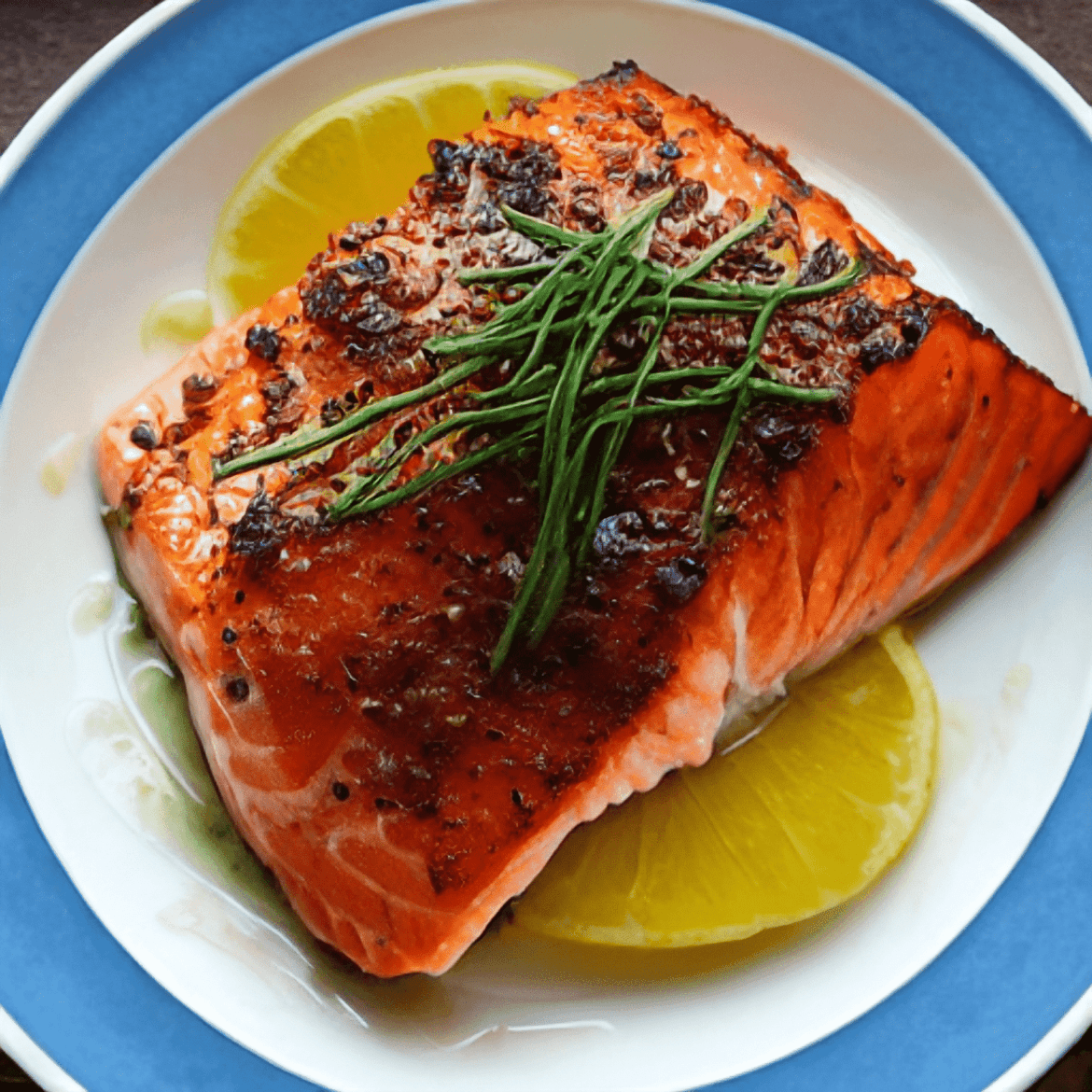 Honey Garlic Baked Salmon